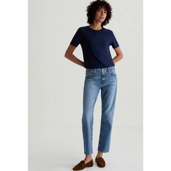 Adriano Goldschmied Denim - AG Adriano Goldschmied The Ex-Boyfriend Slouchy Slim Blue Womens 31R Soft Denim